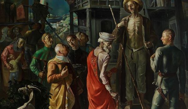 Going. | Dla nieba i ziemi. Antoni Michalak - malarstwo - Muzeum Lubelskie w Lublinie
