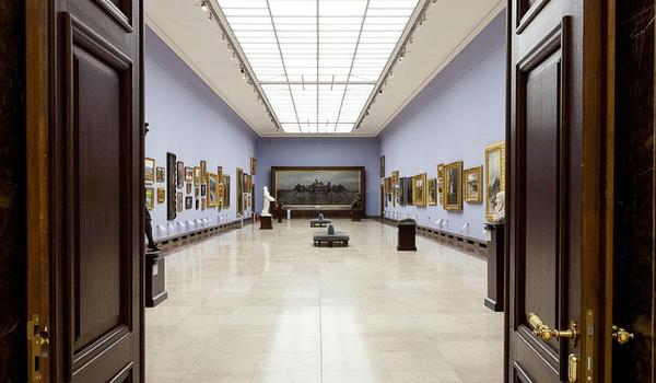 Going. | Wystawa Sztuki Polskiej XIX wieku - Galeria Sztuki Polskiej XIX wieku w Sukiennicach - oddział MN